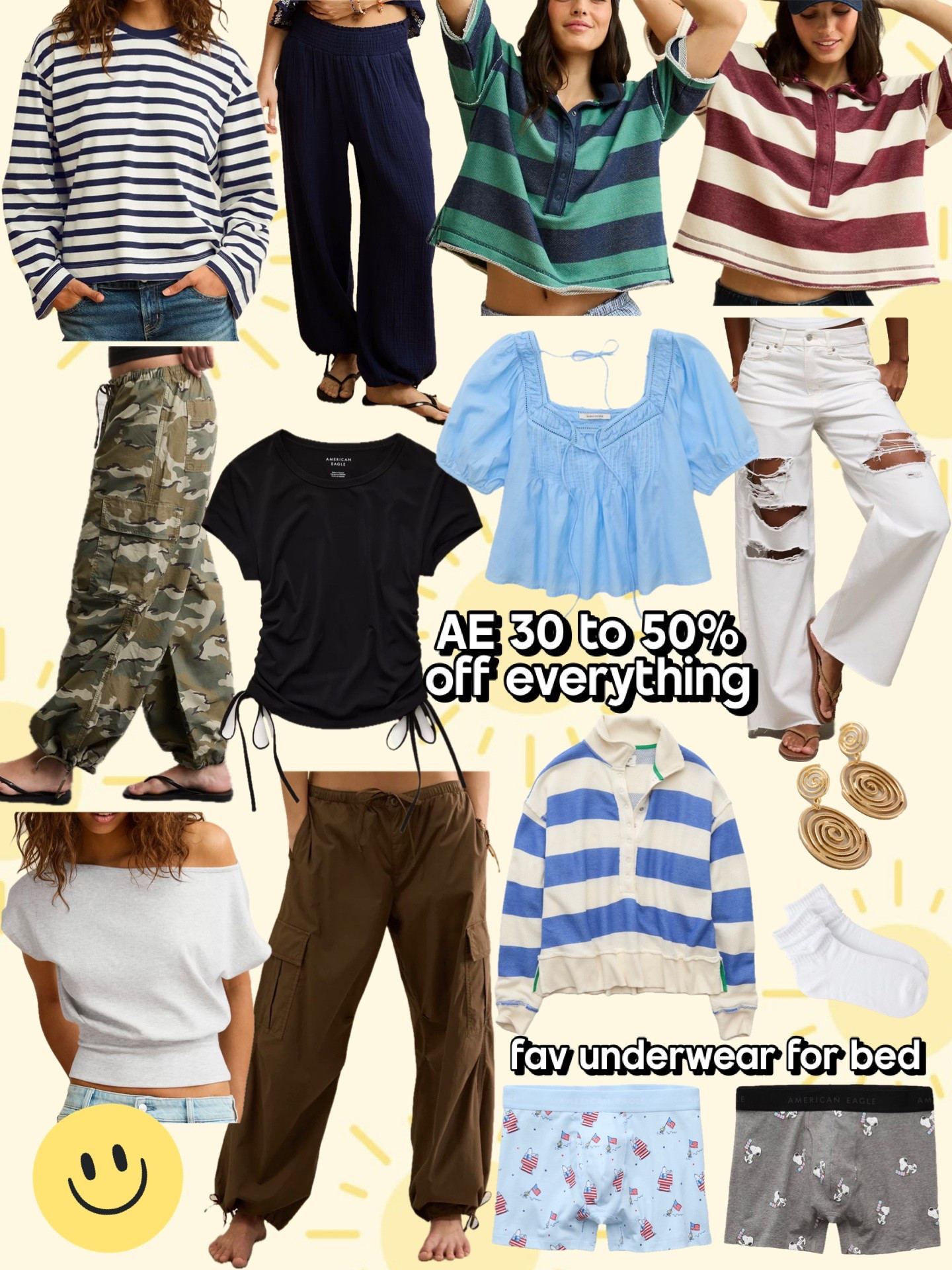 @americaneagle is 30 - 50% off everything!

#LTKSaleAlert
