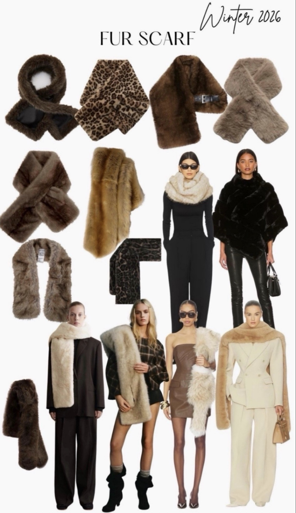 Winter trends 2026: faux fur scarfs 
#scarf #furscarf #fur #faux #fauxfur #zara #revolve #freepeople #miumiu #trends #trend #winter 

#LTKSeasonal #LTKFindsUnder100 #LTKootd



#LTKgrwm #LTKootd #LTKWorkwear