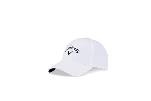 Callaway Unisex Adult Perf Front Crest Str Cap, White | Amazon (US)