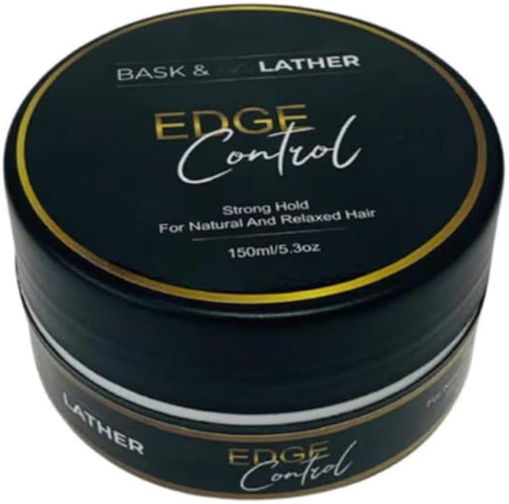 BASK & LATHER- Strong Hold, Thick Edges - Edge Control - Styling Gel, Non-Greasy, Non-Flaking, 5.... | Amazon (US)