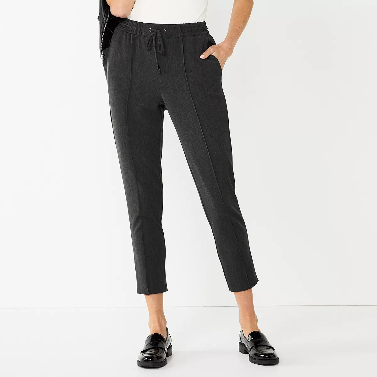 Women's Nine West Relaxed Pintuck Joggers | Kohl's