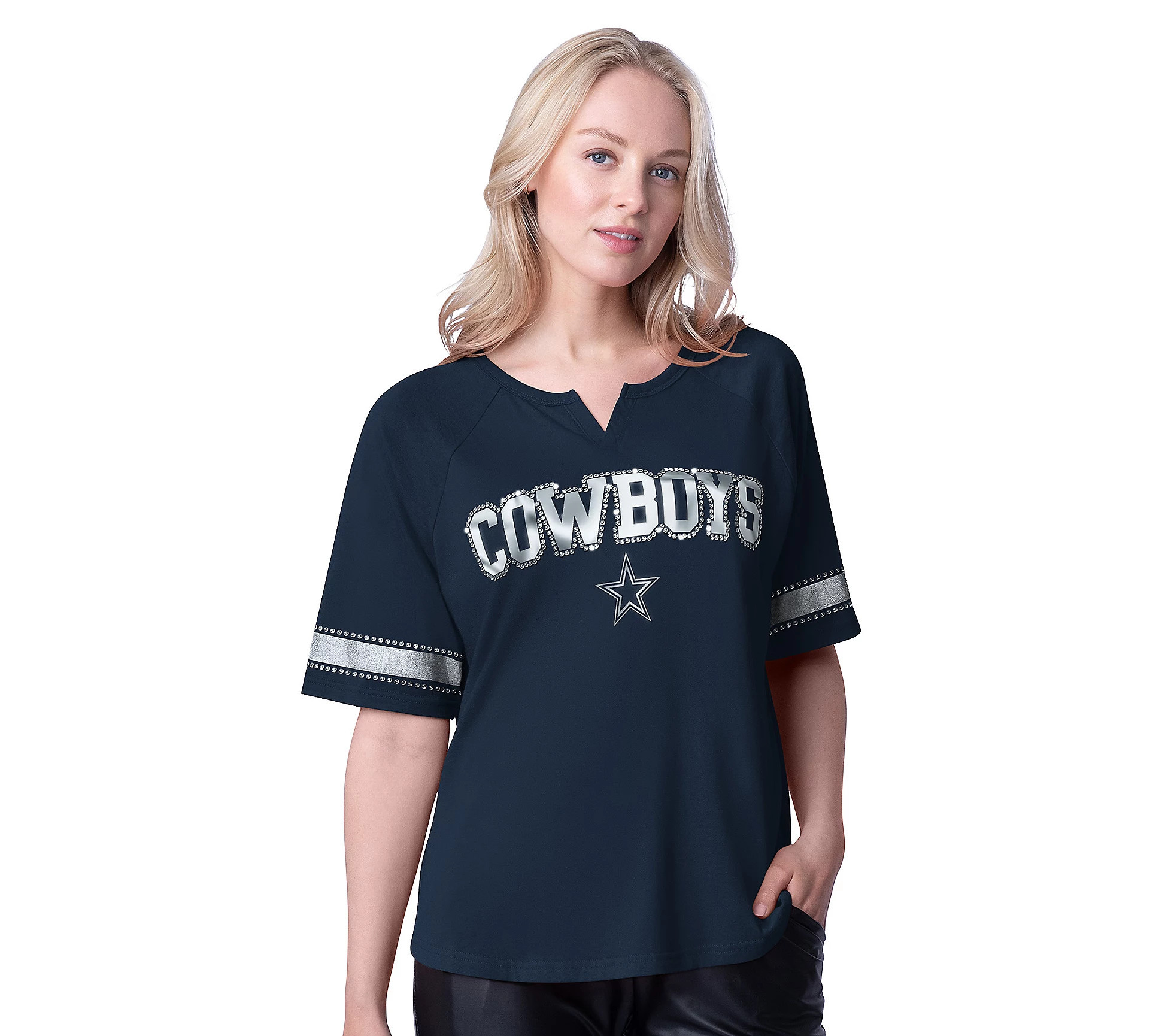 NFL Dallas Women's Fuel Up Oversized FitT-Shirt | QVC