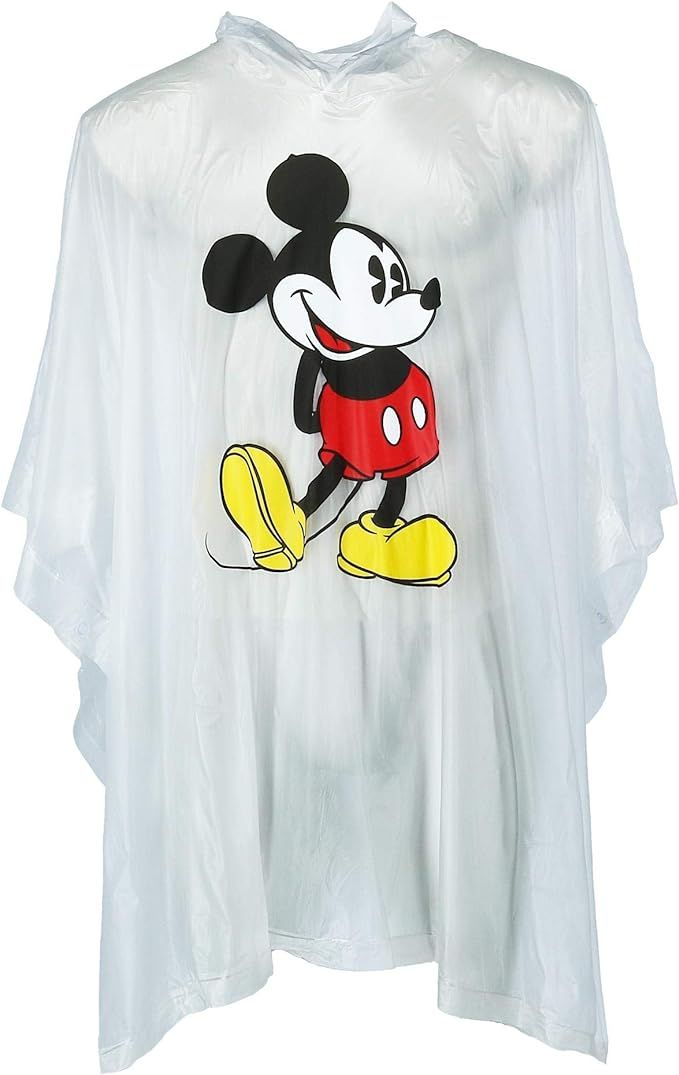 Jerry Leigh Disney Classic Mickey Mouse Rain Poncho | Amazon (US)