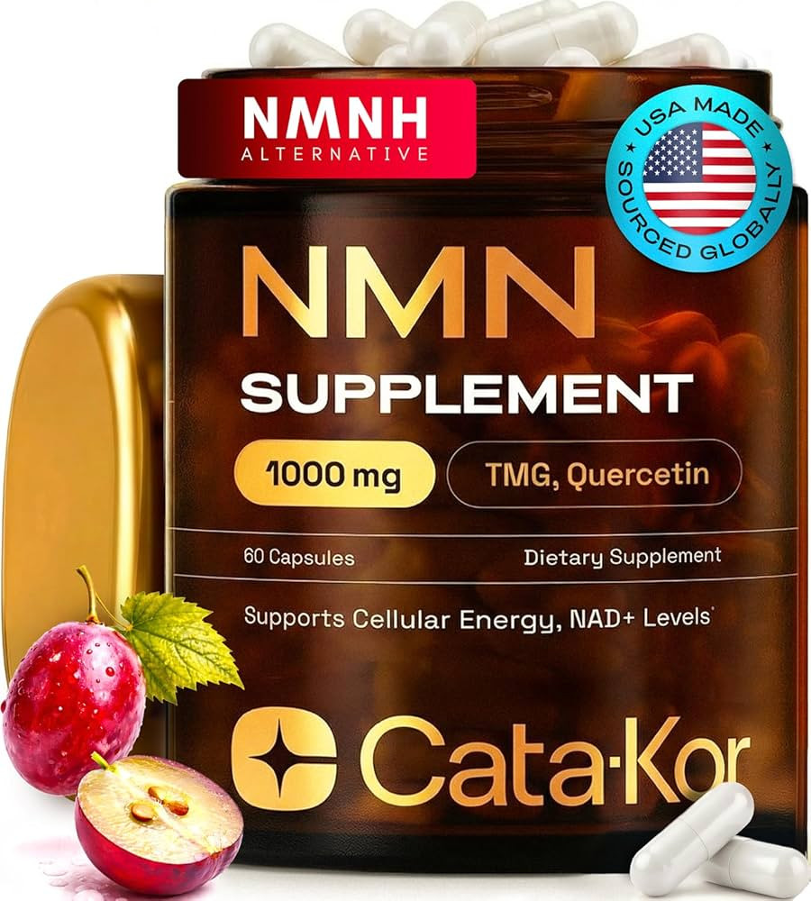 NMN Supplement 1000mg – 4-in-1 NAD Supplement with Quercetin | TMG | Resveratrol – NMNH Alter... | Amazon (US)