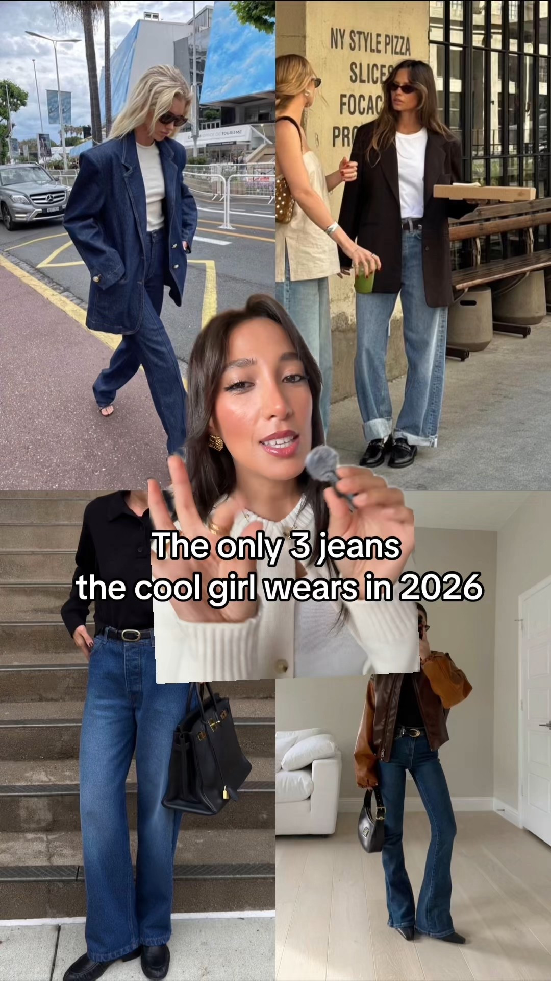 The 3 jean cuts shaping 2026 style:
• Straight leg: put together in 5" effortless polish
• Bootcut: balances proportions makes your body SEXY
• Cigarette slim, tailored, and versatile #coolgirl #jeans #fashionforecast #styletips

#LTKootd #LTKU #LTKgrwm