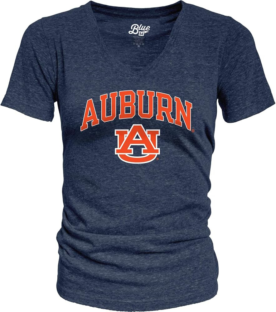 Blue 84 Women's Alabama Crimson Tide Heathered Team Color Confetti T Shirt | Amazon (US)