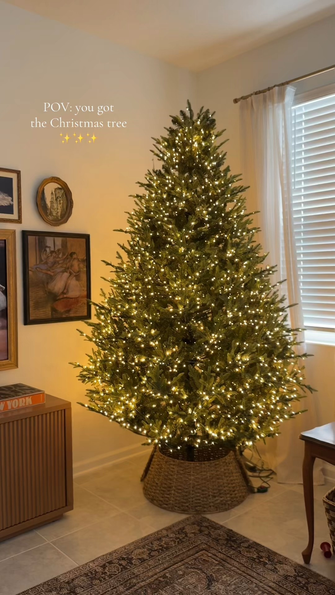 Obsessed with this Lowe’s twinkling Christmas tree! This is straight out of the box - it’s perfection  

#LTKHome #LTKSeasonal