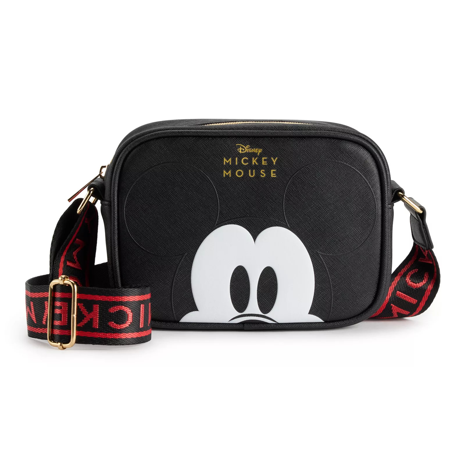 Disney's Mickey Mouse Camera Crossbody Bag, Black | Kohl's