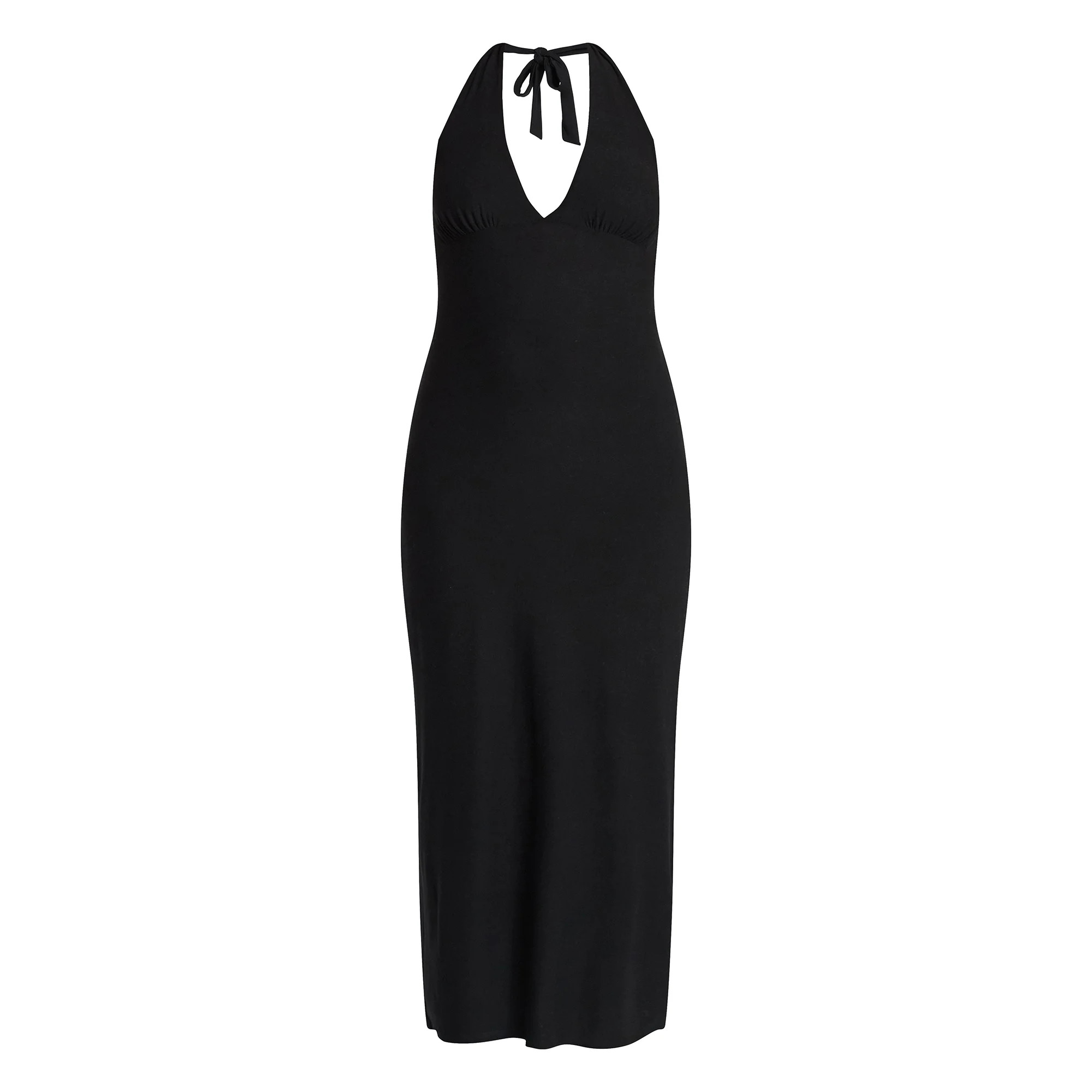 No Boundaries Halter Maxi Dress, Women's & Women's Plus Sizes XXS-4X - Walmart.com | Walmart (US)