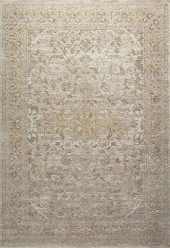 Chris Loves Julia x Loloi Rosemarie Collection Area Rug ROE-02 Ivory / Natural 2'-7" x 12'-0" | Amazon (CA)