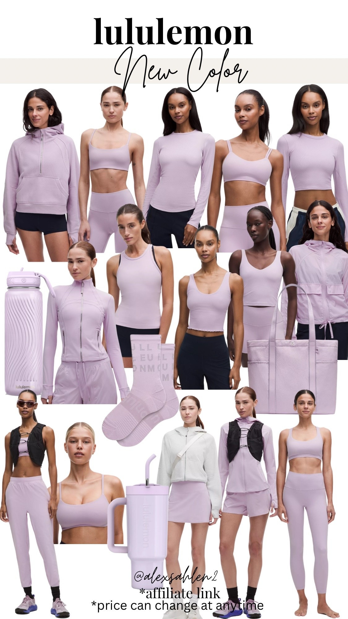 Ahhhh! New Drop at lululemon! 💜 such a great spring color!

Lilac lululemon, new lululemon, lululemon leggings, lululemon, workout gear, running gear, gym clothes, gym outfit inspo 