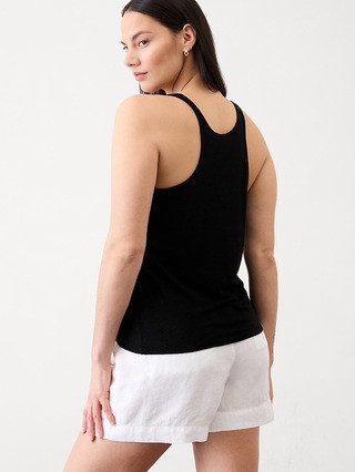 Getaway Linen Blend Tank | Athleta