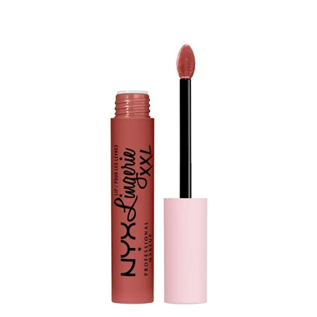 NYX Professional Makeup Lip Lingerie XXL Liquid Lipstick, Warm Up, 0.13 fl oz | Walmart (US)