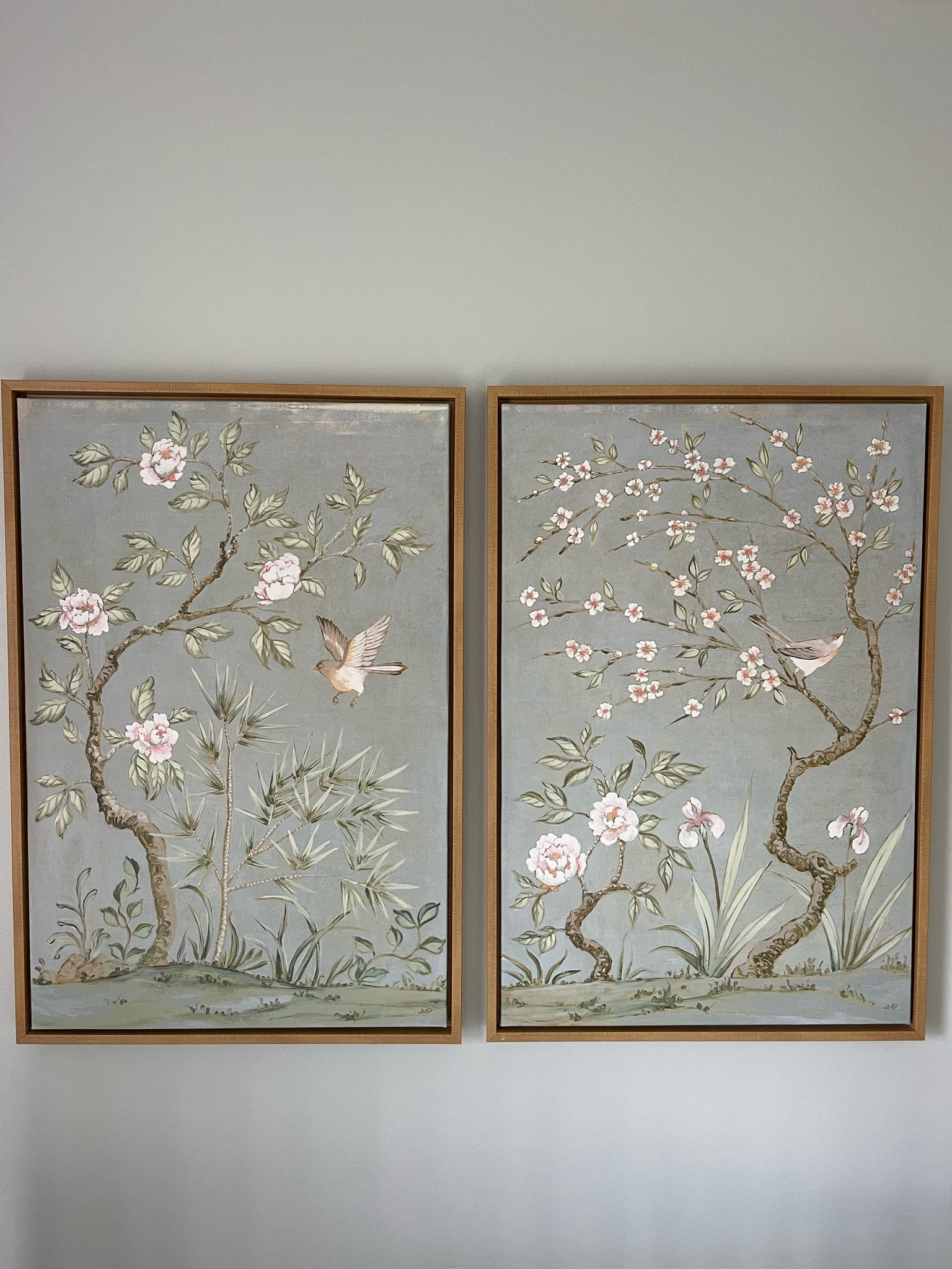 The best chinoiserie panels for under $115 each! Loving the blue color and the fact that they already come framed 😍

#LTKhome #LTKfindsunder100 #LTKfamily