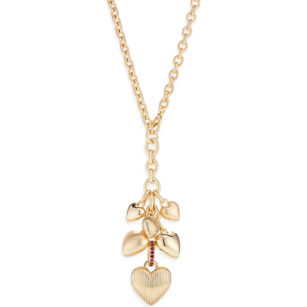 ROXANNE ASSOULIN The Family of Hearts Pendant Necklace in Gold at Nordstrom | Nordstrom