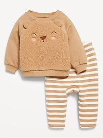 Printed Crew-Neck Sweatshirt and Sweatpants Set for Baby | Old Navy (US)