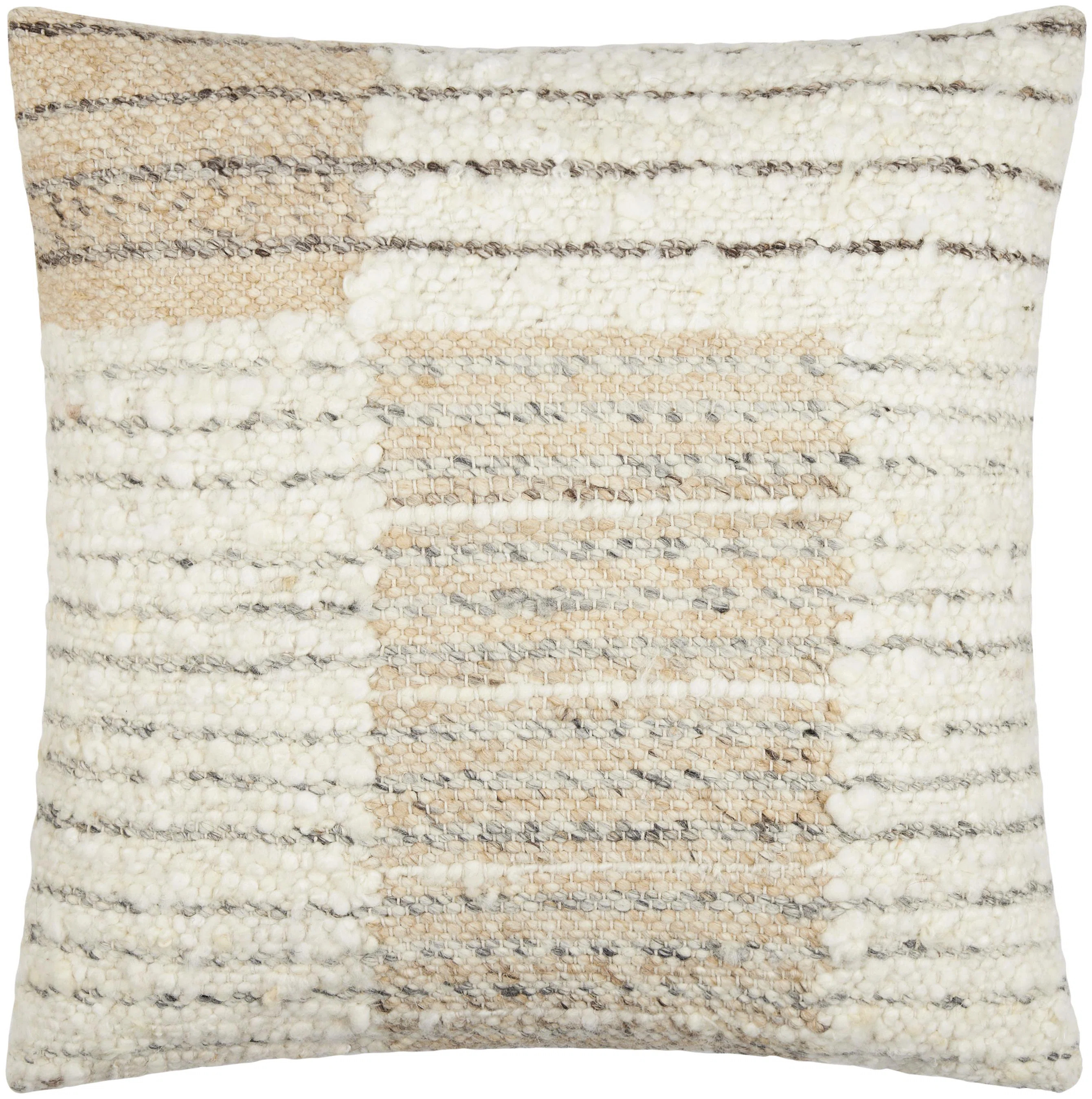 Livabliss Deccan Traps Wool Blend Throw Square Pillow Cover & Reviews | Wayfair | Wayfair North America