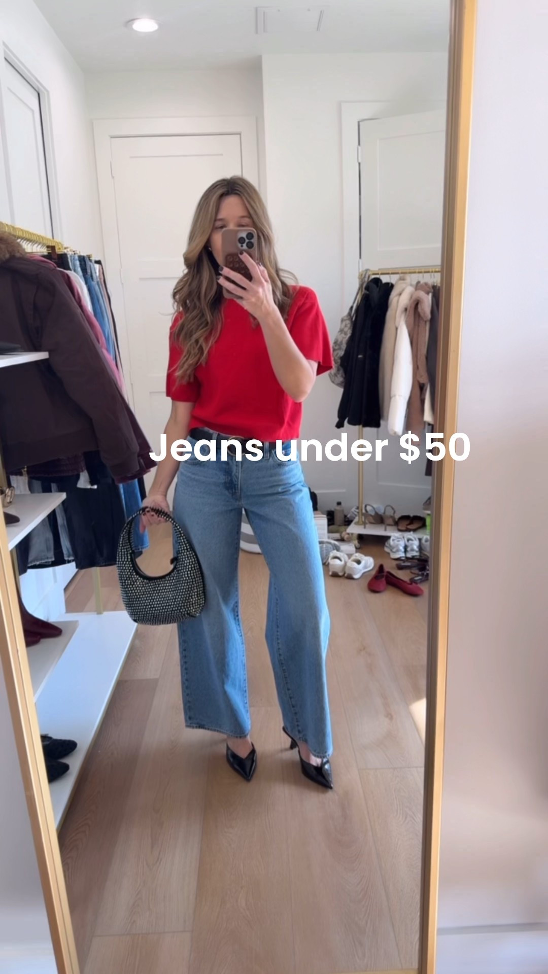 Jeans size 25 and under $50!!
Styled 2 ways 

#LTKFindsUnder50 #LTKSaleAlert