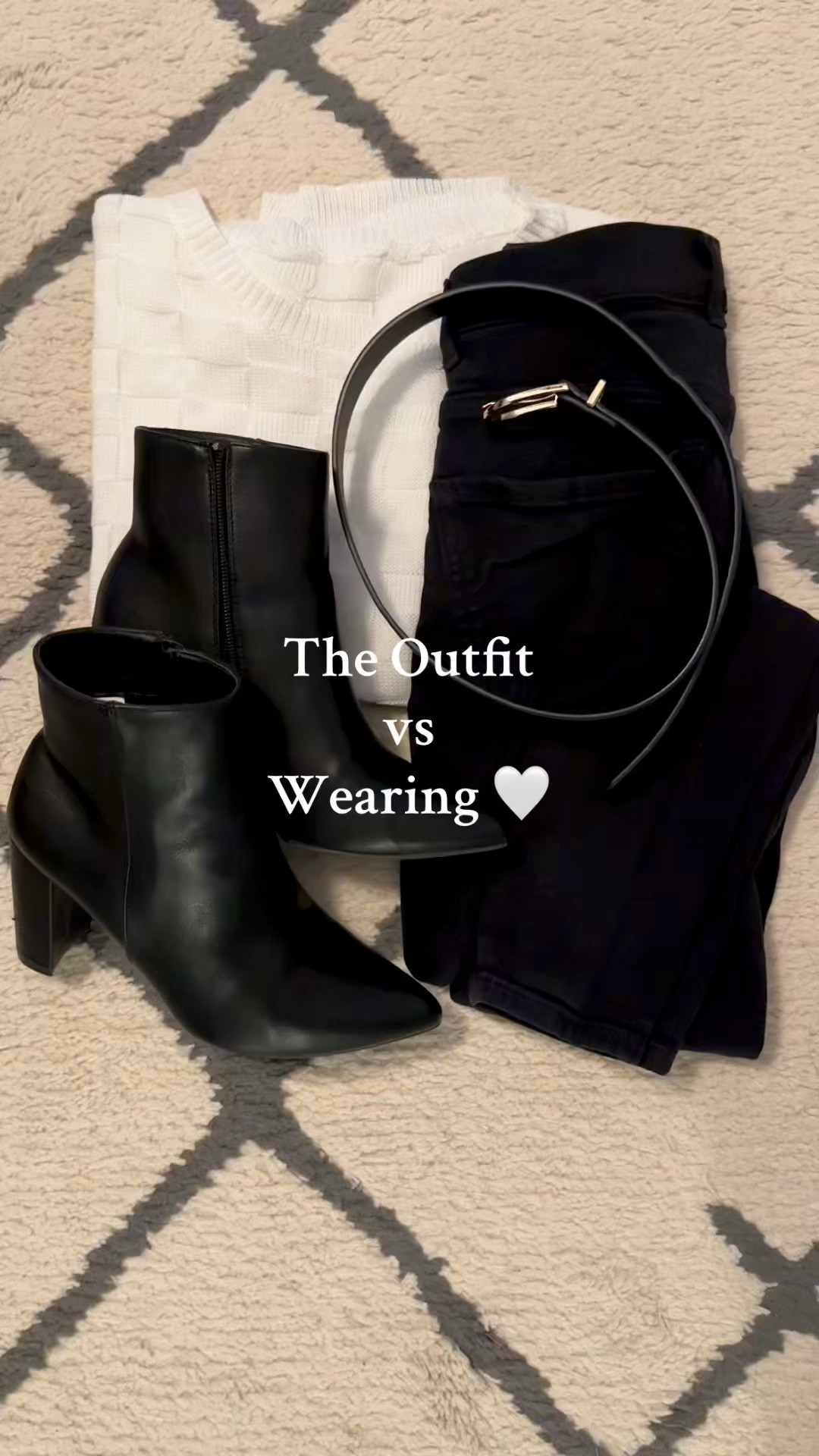 Expectation vs. reality—but make it effortlessly chic 🤍🖤 The perfect mix of classic + casual. Which side are you picking? #OOTD #EverydayStyle #EffortlessFashion

#LTKSeasonal #LTKStyleTip #LTKFindsUnder100