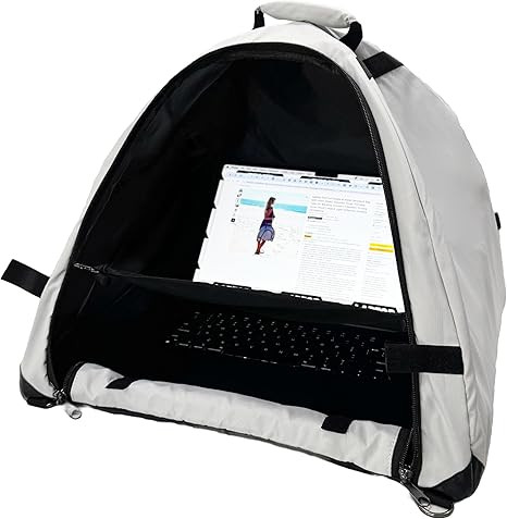 LAPTOP TENT - Portable Sun Shade & Water-Resistant Beach Bag for Outdoor Work | Heat & UV Reflect... | Amazon (US)