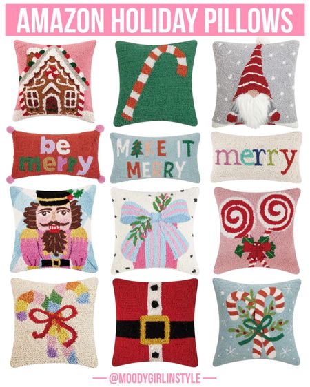 Amazon Holiday Pillows

#homedecor #holidaydecor

#LTKSeasonal #LTKhome #LTKHoliday