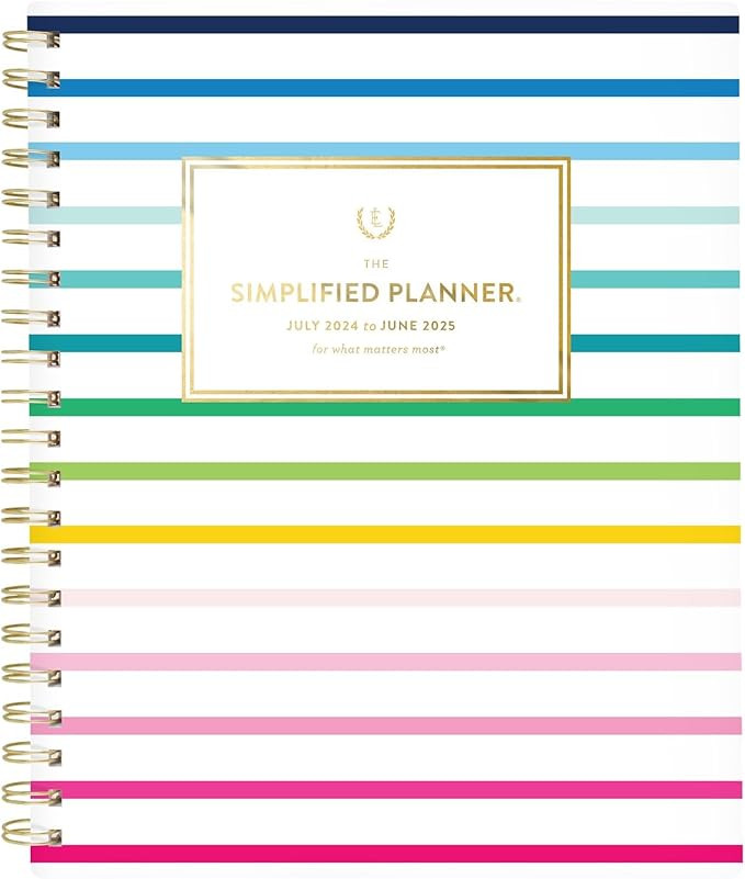 AT-A-GLANCE Planner 2024-2025 Academic, Simplified by Emily Ley, Weekly & Monthly, 8-1/2" x 11", ... | Amazon (US)