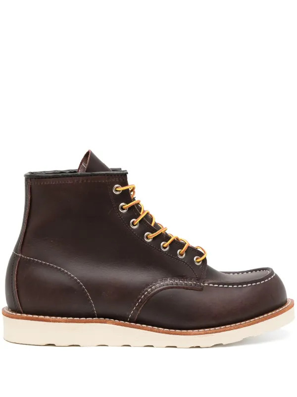 Red Wing Shoes Classic Moc Schnürstiefel - Farfetch | Farfetch Global