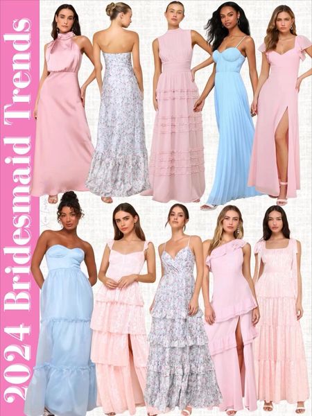 Bridesmaid dresses 2024 roundup! Send this to your girls for inspo! 

#LTKwedding #LTKparties