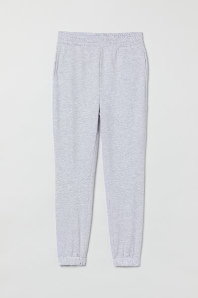Conscious choice  Sweatpants in lightweight, cotton-blend fabric. Covered elastic and concealed d... | H&M (US + CA)