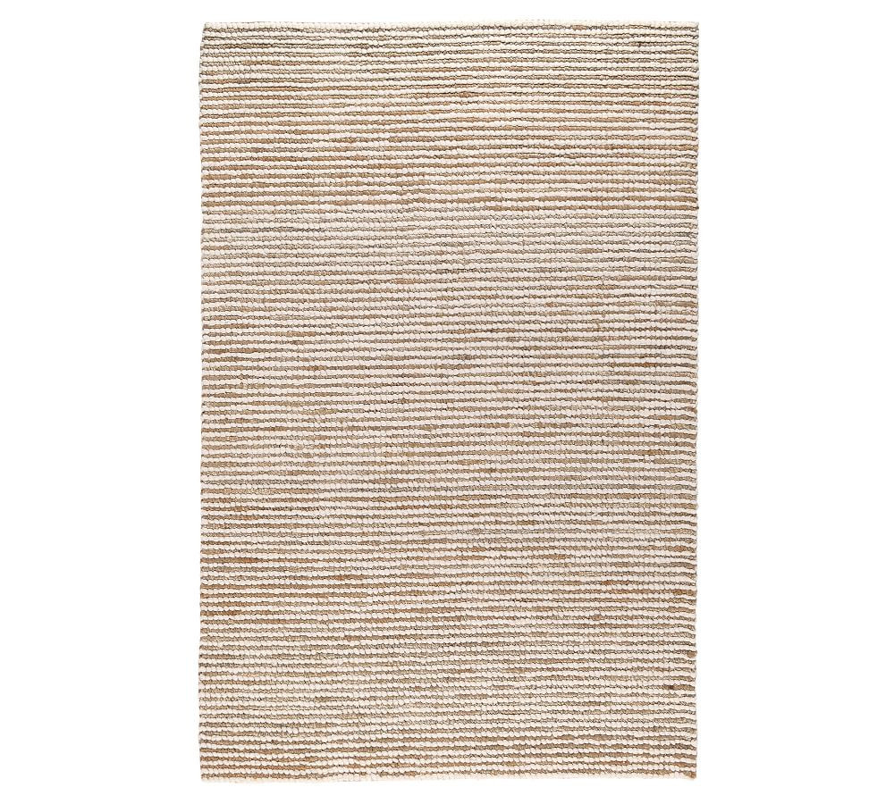 Lark Handwoven Wool/Jute Rug, Natural/Ivory, 5 x 8' | Pottery Barn (US)