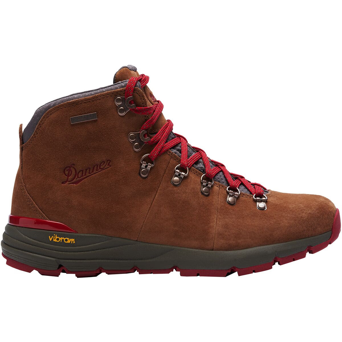 Danner Mountain 600 Hiking Boot - Men's Brown/Red, 13.0 | Backcountry