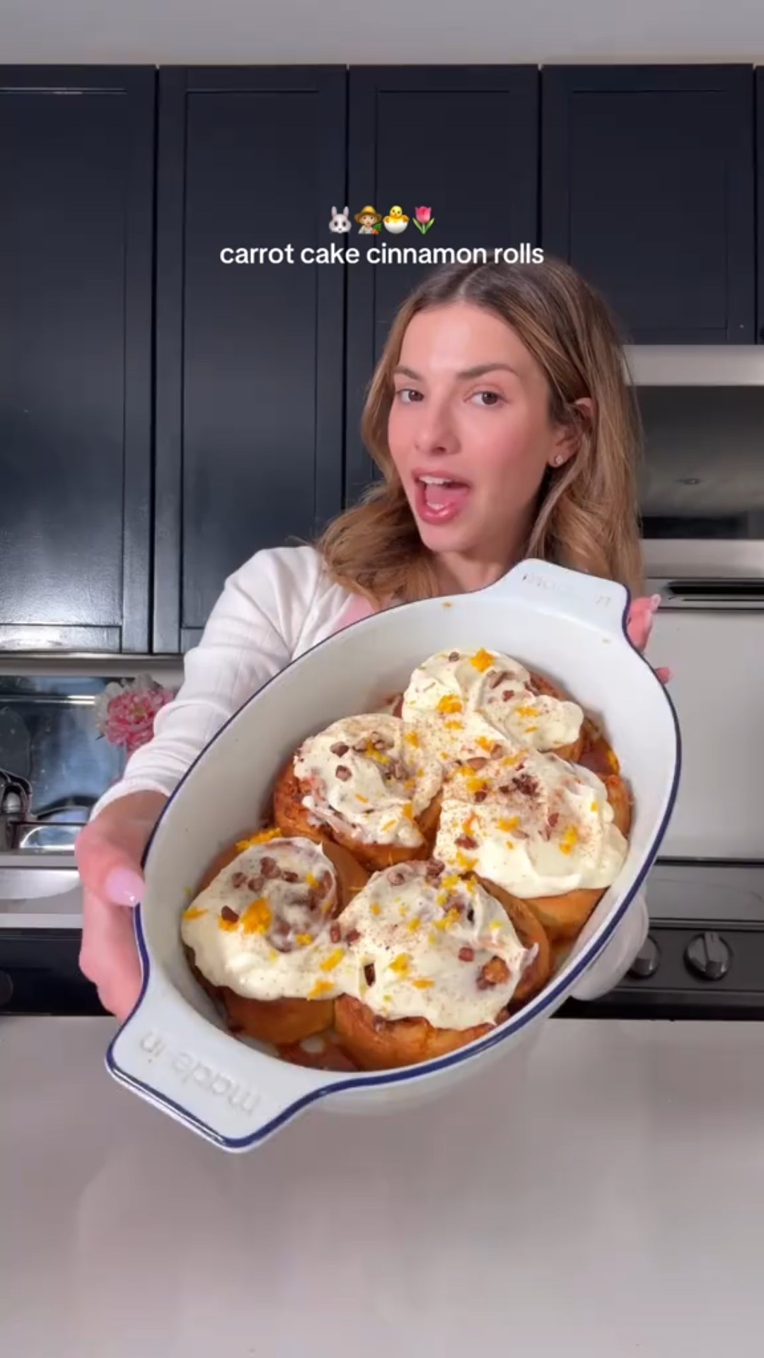 Carrot cake cinnamon rolls for Easter Brunch! Made easy 🤫🐰

#LTKHome #LTKStyleTip