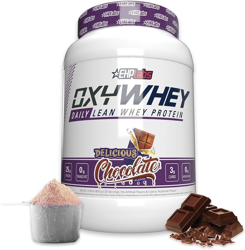 EHP Labs OxyWhey Whey Protein Isolate – 25g High Protein, Low Carb, Sugar Free Meal Replacement... | Amazon (US)