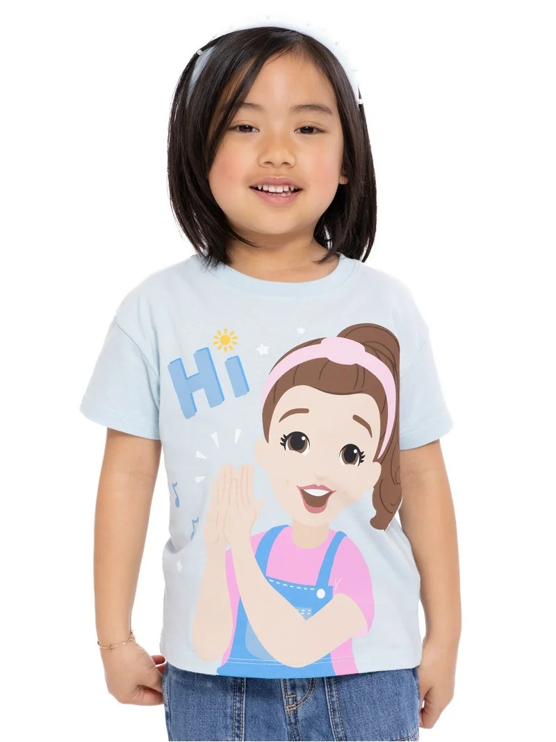 Ms. Rachel Toddler Short Sleeve Crewneck Tee, Sizes 12M-5T | Walmart (US)