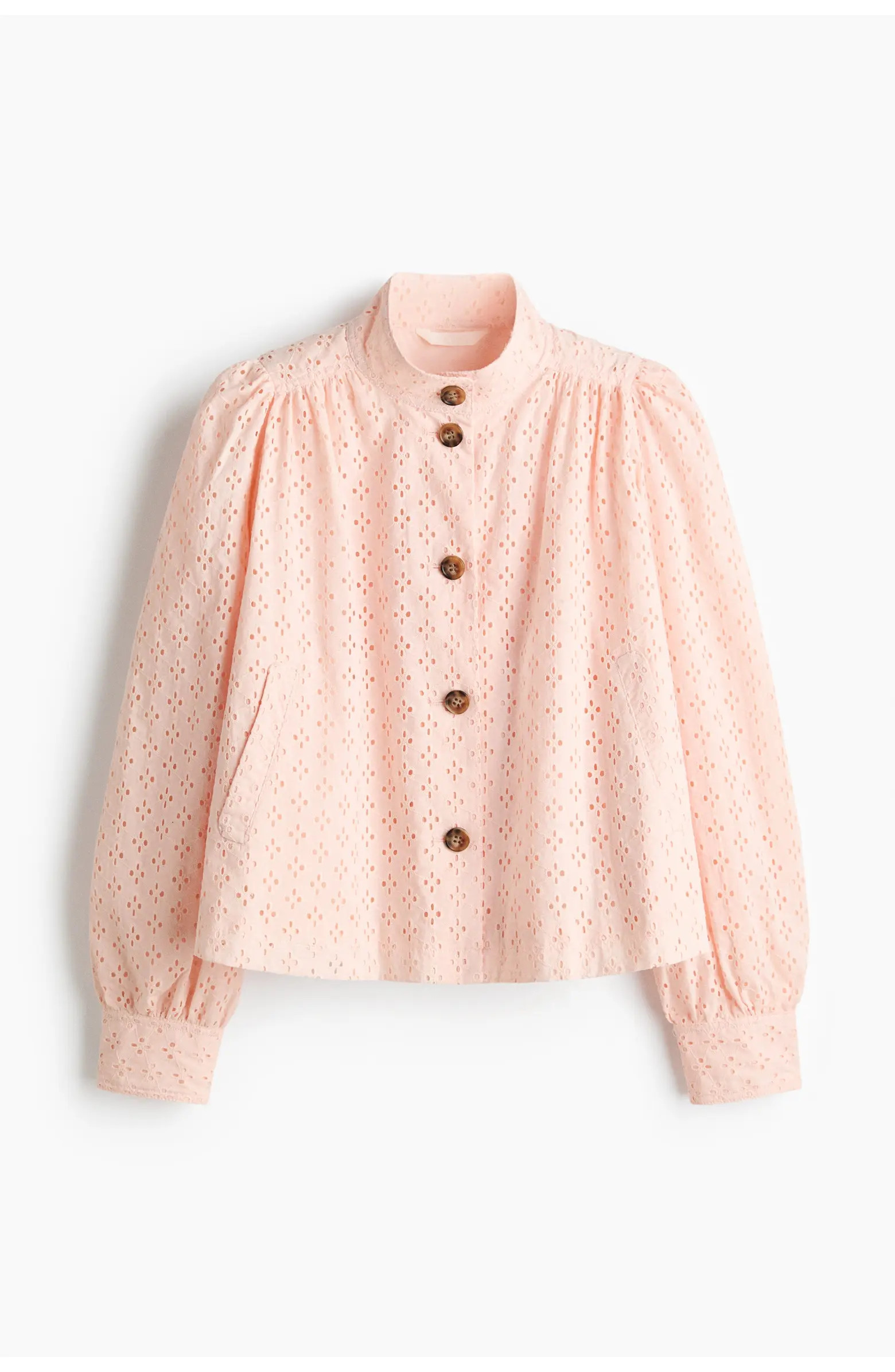 H&M Broderie Anglaise Cotton Jacket | Nordstrom | Nordstrom