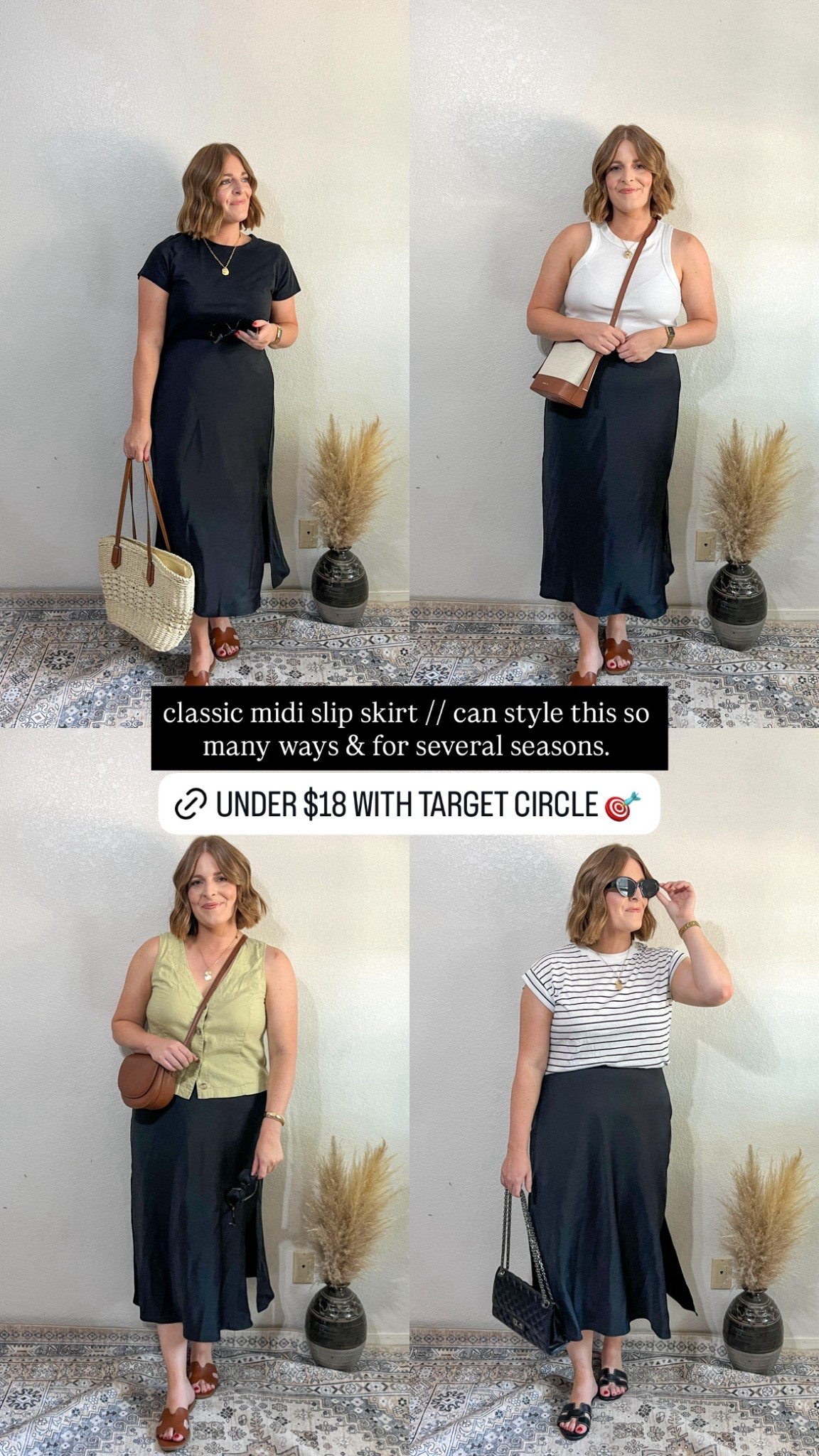 Midi slip skirt // on sale for under $18 with Target. Classic style and timeless 

target sale, target finds, slip skirt, classic style, timeless style 

#LTKMidsize #LTKSaleAlert #LTKStyleTip