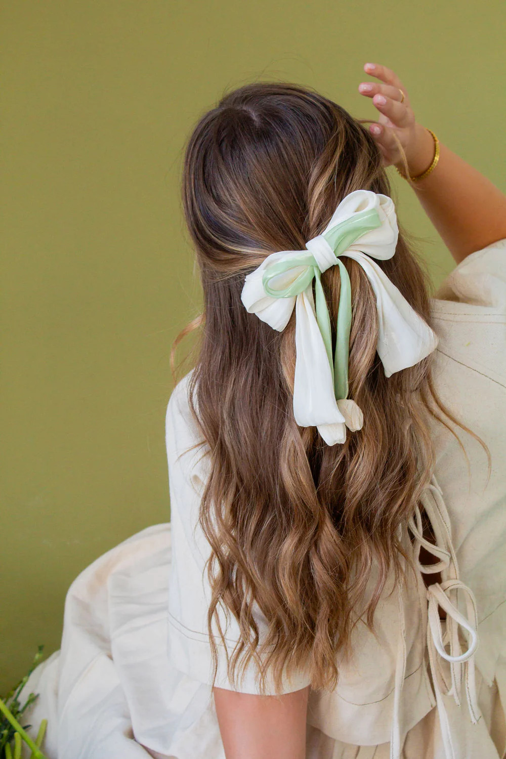 Spring Flowers Bow Barette | Shop Andi