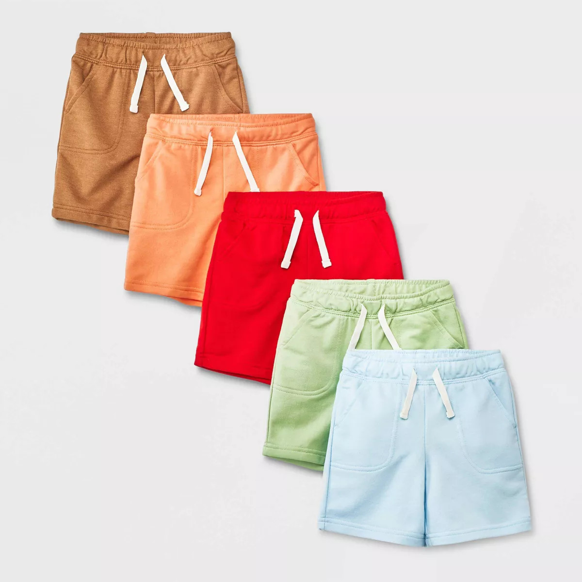 Toddler Boys' 5pk Knit Above Knee Shorts - Cat & Jack™ 18M | Target