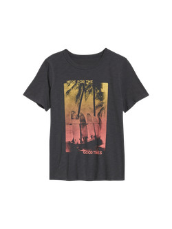 EveryWear Slub-Knit Graphic T-Shirt for Women | Old Navy (US)