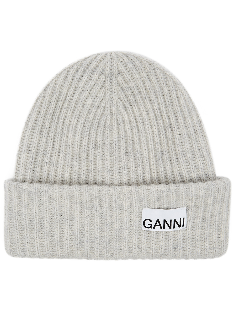 Grey ribbed wool-blend beanie | Harvey Nichols