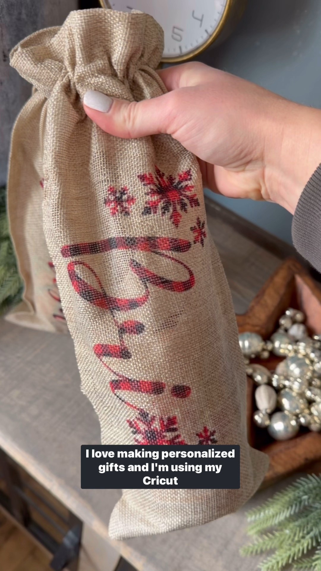 🎄🎁 I love creating personalized gifts for family and friends using my @cricut EasyPress! I found these cute burlap socks and using Infusible Ink and Cricut's Design Space, I created names in a calligraphy style font with snowflakes to put on the sacks.


#LTKGiftGuide #LTKSeasonal #LTKHoliday