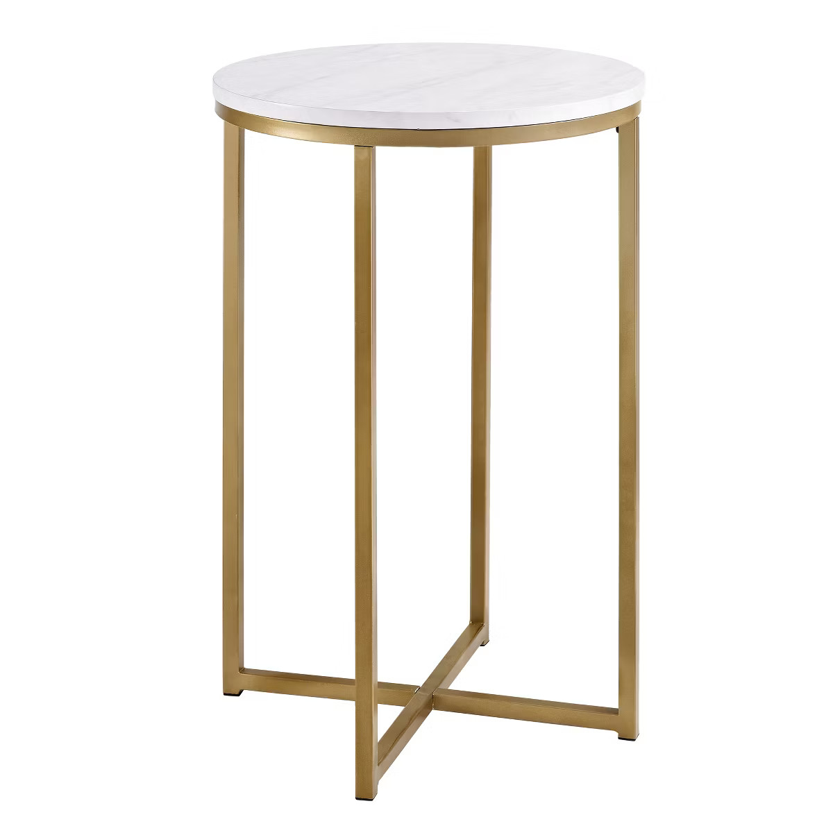 Vivian Glam X Leg Round Side Table - Saracina Home | Target