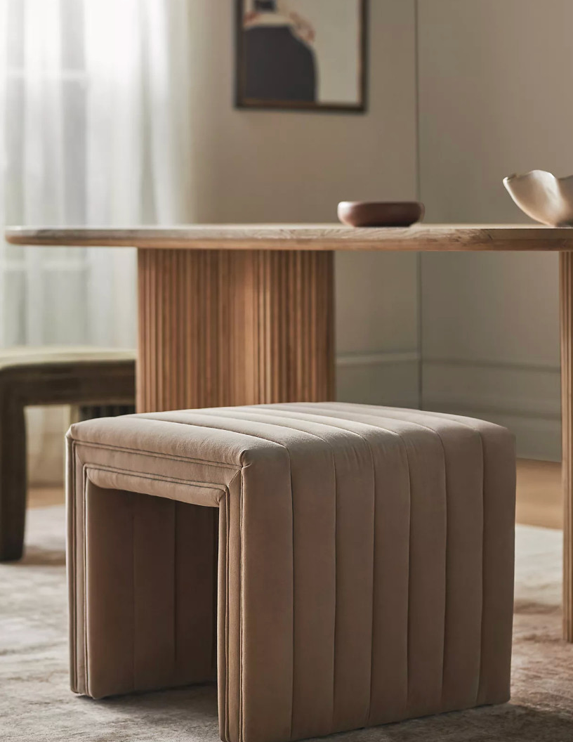 Alexander Velvet Ottoman, interior design, home decor  

 #LTKHome