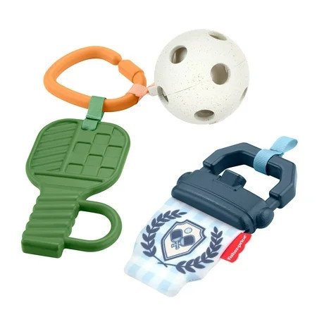 Fisher-Price Mini Me Moments Let’s Play Pickleball Set, 3 Sports-Themed Baby Toys for Sensory Play | Walmart (US)