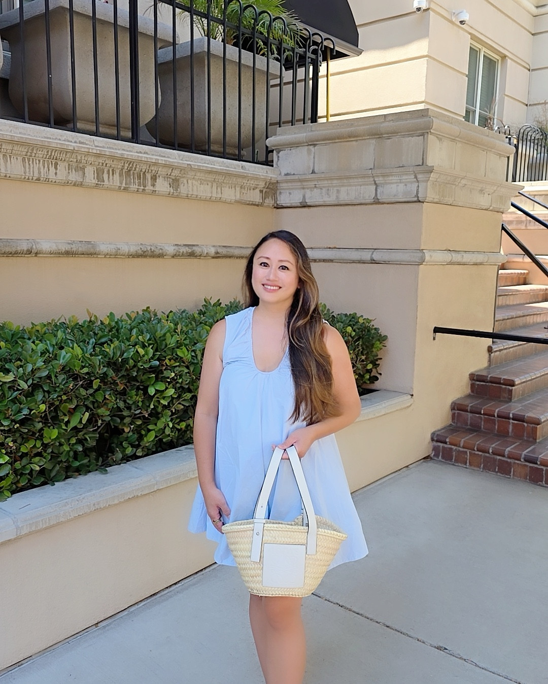 The perfect summer dress. I have it in all available colors. Paired with my Loewe Basket bag.

#LTKOver40 #LTKSeasonal #LTKPetite