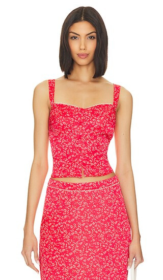 Chianti Top in Red | Revolve Clothing (Global)