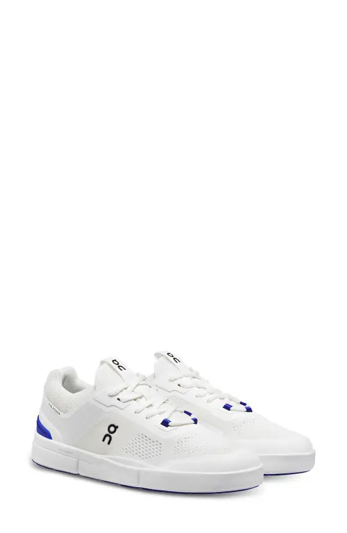 On The Roger Spin Court Sneaker in Undyed White/Indigo at Nordstrom, Size 10.5 | Nordstrom
