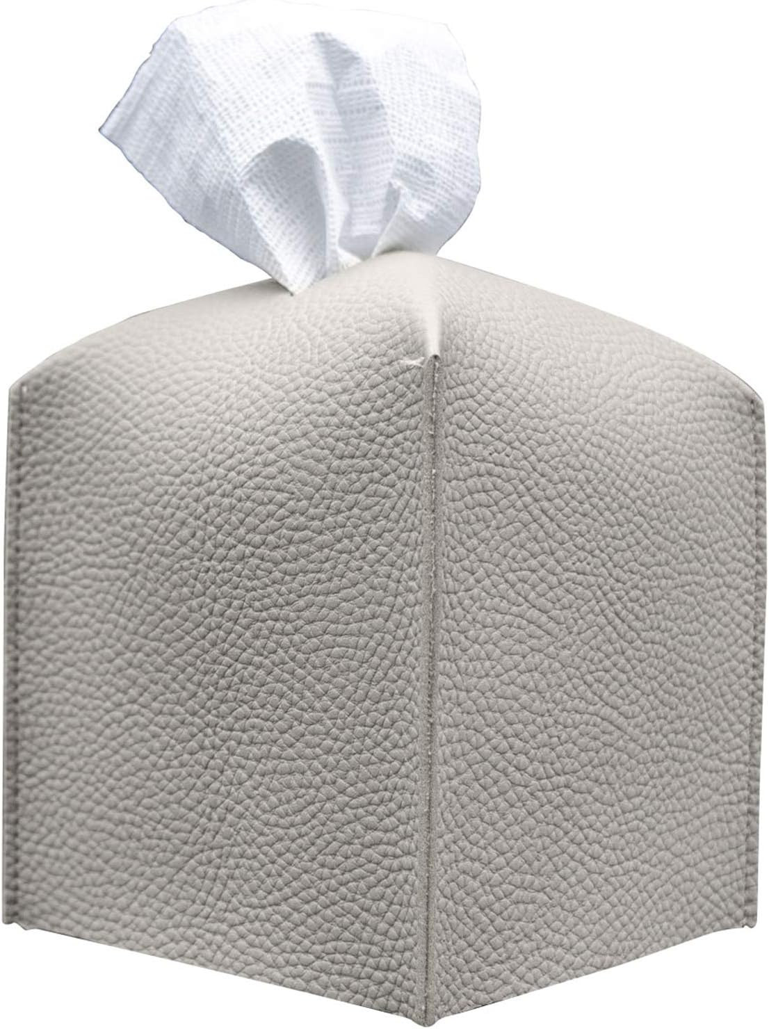 Carrotez Tissue Box Cover, [Refined] Modern PU Leather Square Tissue Box Holder - Decorative Hold... | Amazon (US)