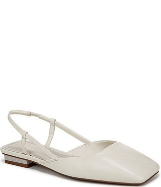 Sarto by Franco Sarto Telica Leather Slingback Flats | Dillard's | Dillard's