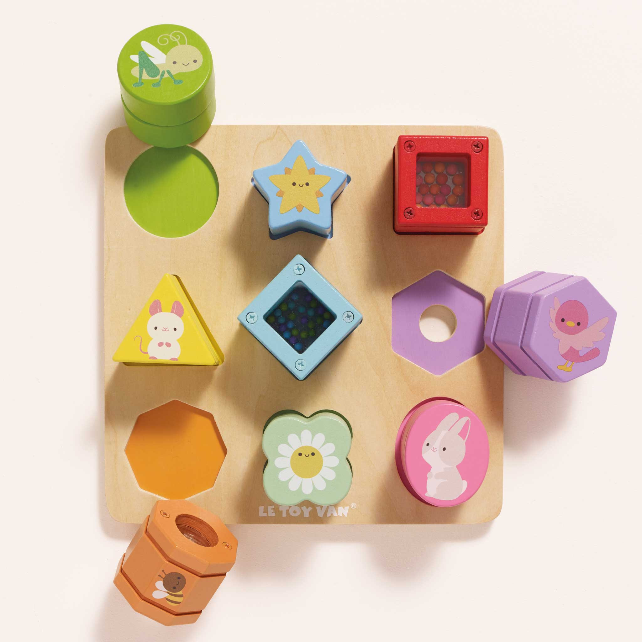 Rainbow Sensory Shape Sorter | Eco Chic Home